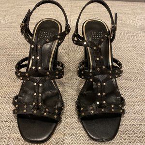 White House Black Market Stud Heels Size 6